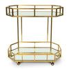 Midibu Bar Cart - Mirror & Gold Base - NotBrand