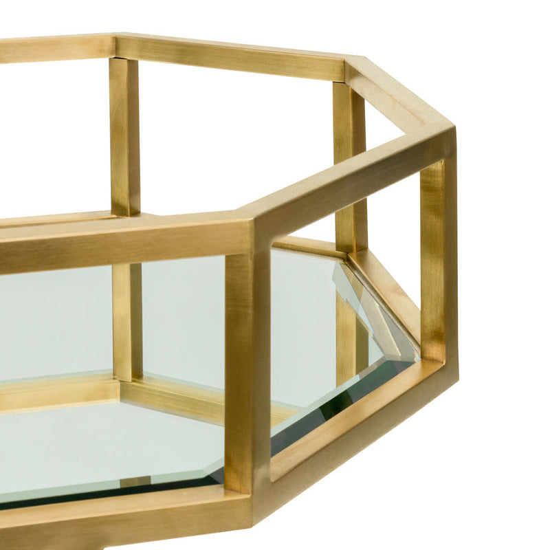 Midibu Bar Cart - Mirror & Gold Base - NotBrand
