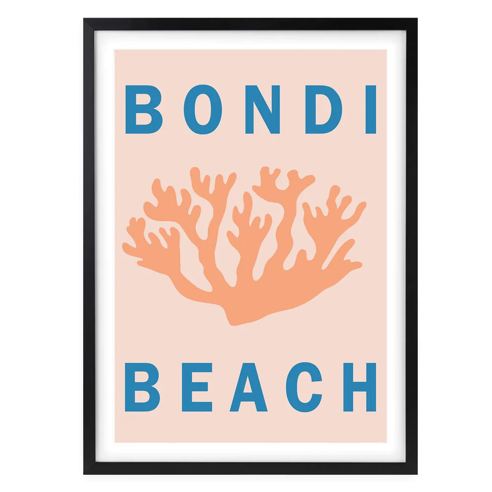 Bondi Beach A1 Framed Wall Art - Large - NotBrand