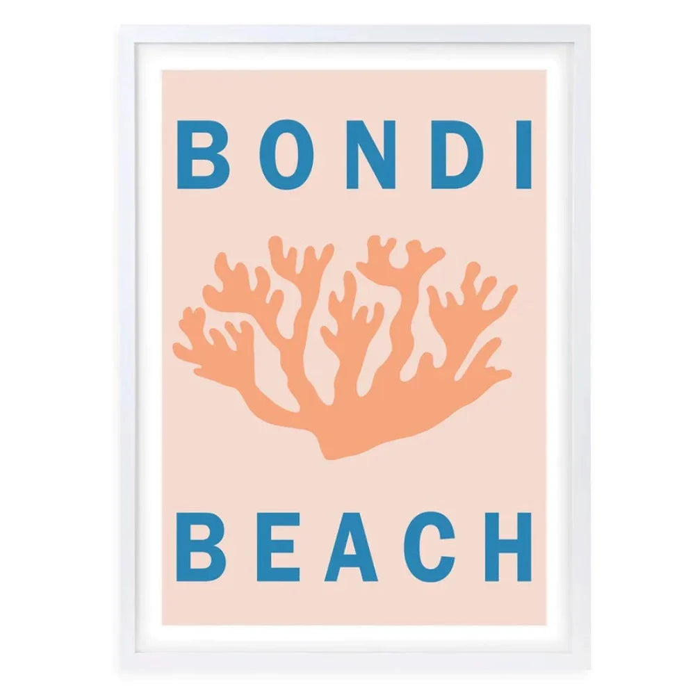 Bondi Beach A1 Framed Wall Art - Large - Notbrand