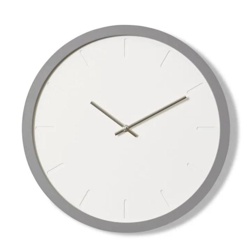 Brayden Wall Clock - Grey - Notbrand