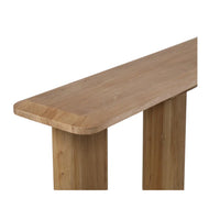 Basrat Wooden Console Table - Natural - NotBrand