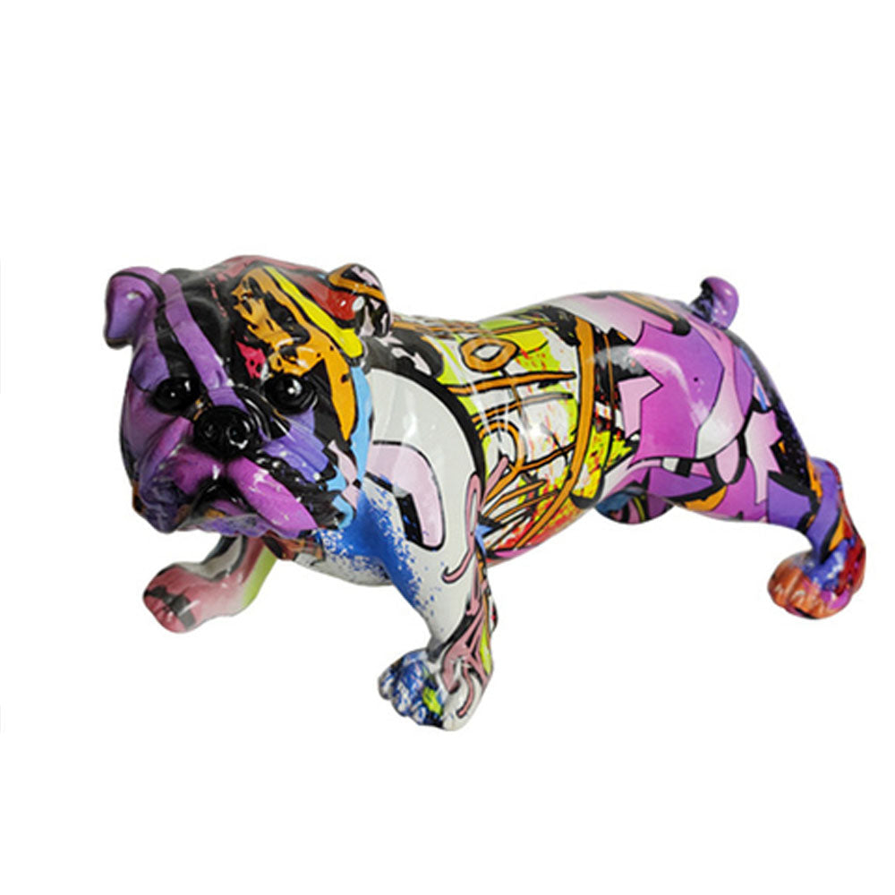 Bulldog Graffiti Sculpture Ornament - Range - Notbrand