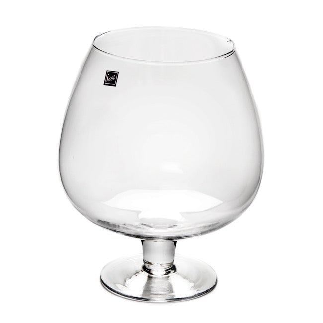 Set of 2 Glass Brandy Balloon Vase - Clear - NotBrand