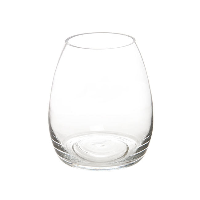 Set of 2 Glass Belly Vase - Clear - Notbrand