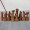 Limbo Marble Chess Figures - Red & Coral - Notbrand