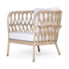 Cilla Rattan Lounge Tub Chair - White Wash - Notbrand
