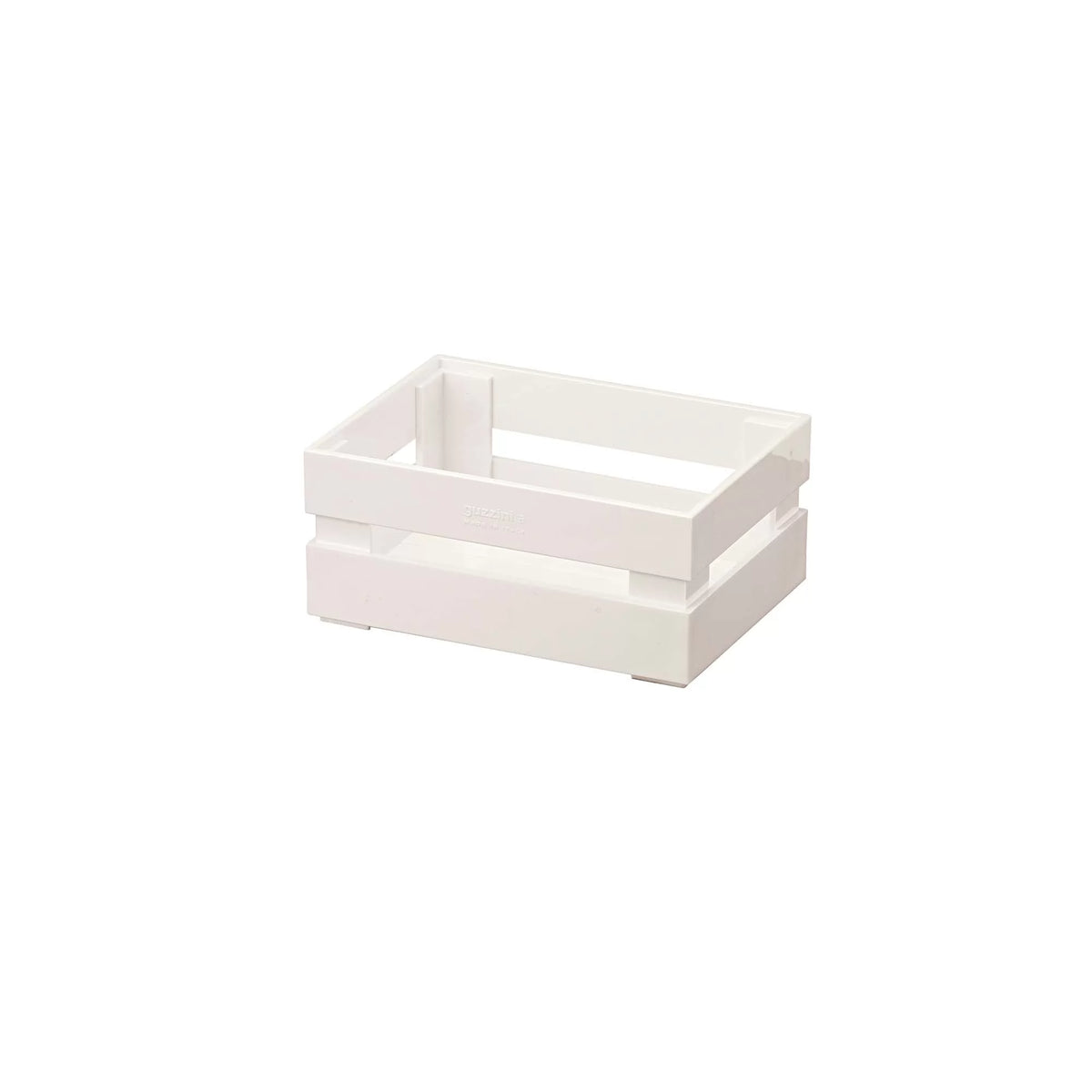 Circle Tidy & Store Plastic Box in White - Range - Notbrand