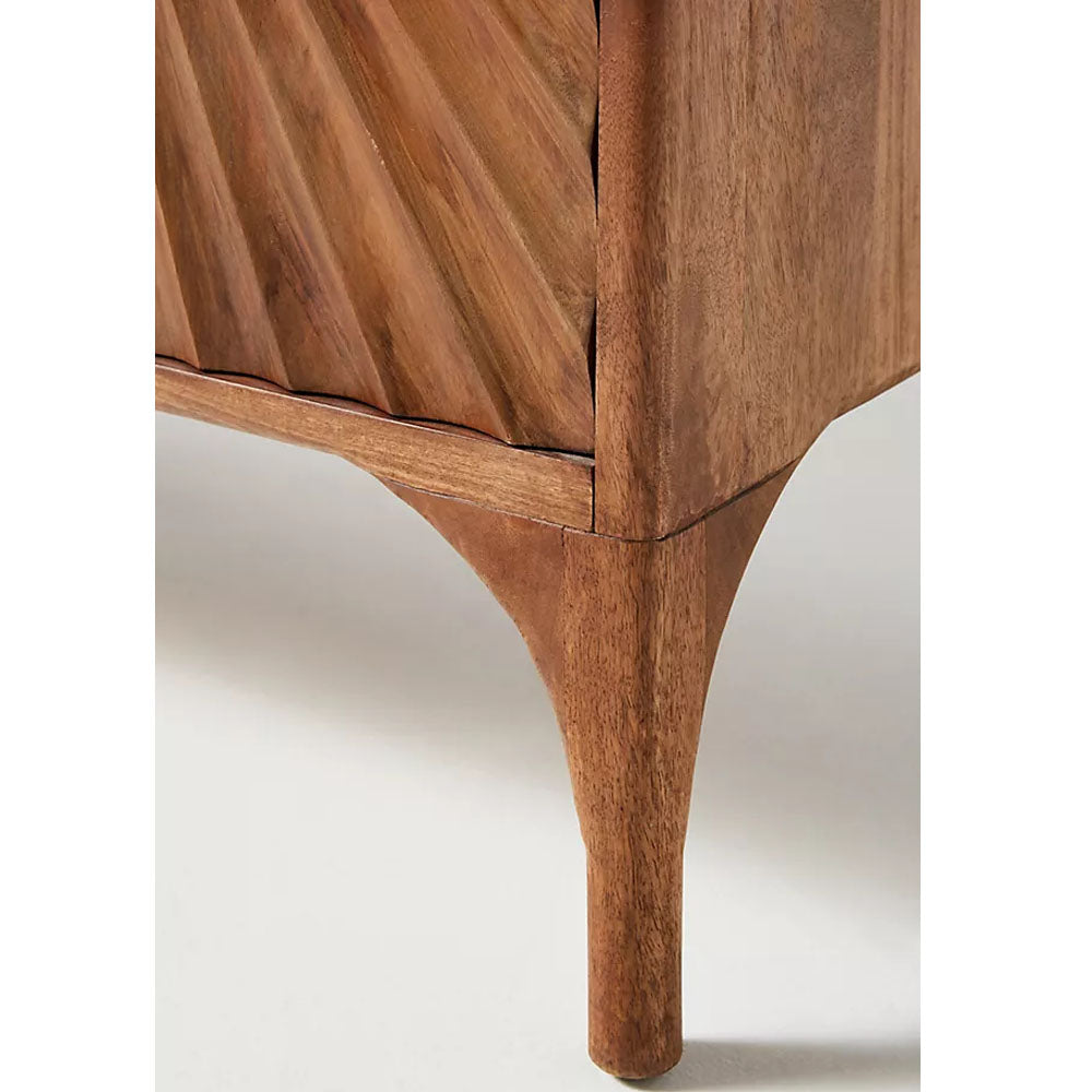 Morix Hardwood Sideboard - Brown - Notbrand