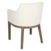 Denver Oak Upholstered Dining Arm Chair - Natural-Notbrand