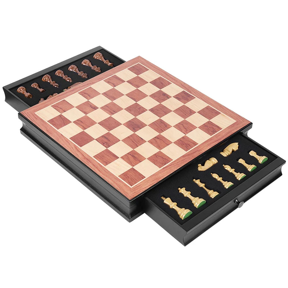 Magnetic International Chess Set With Drawer - Notbrand