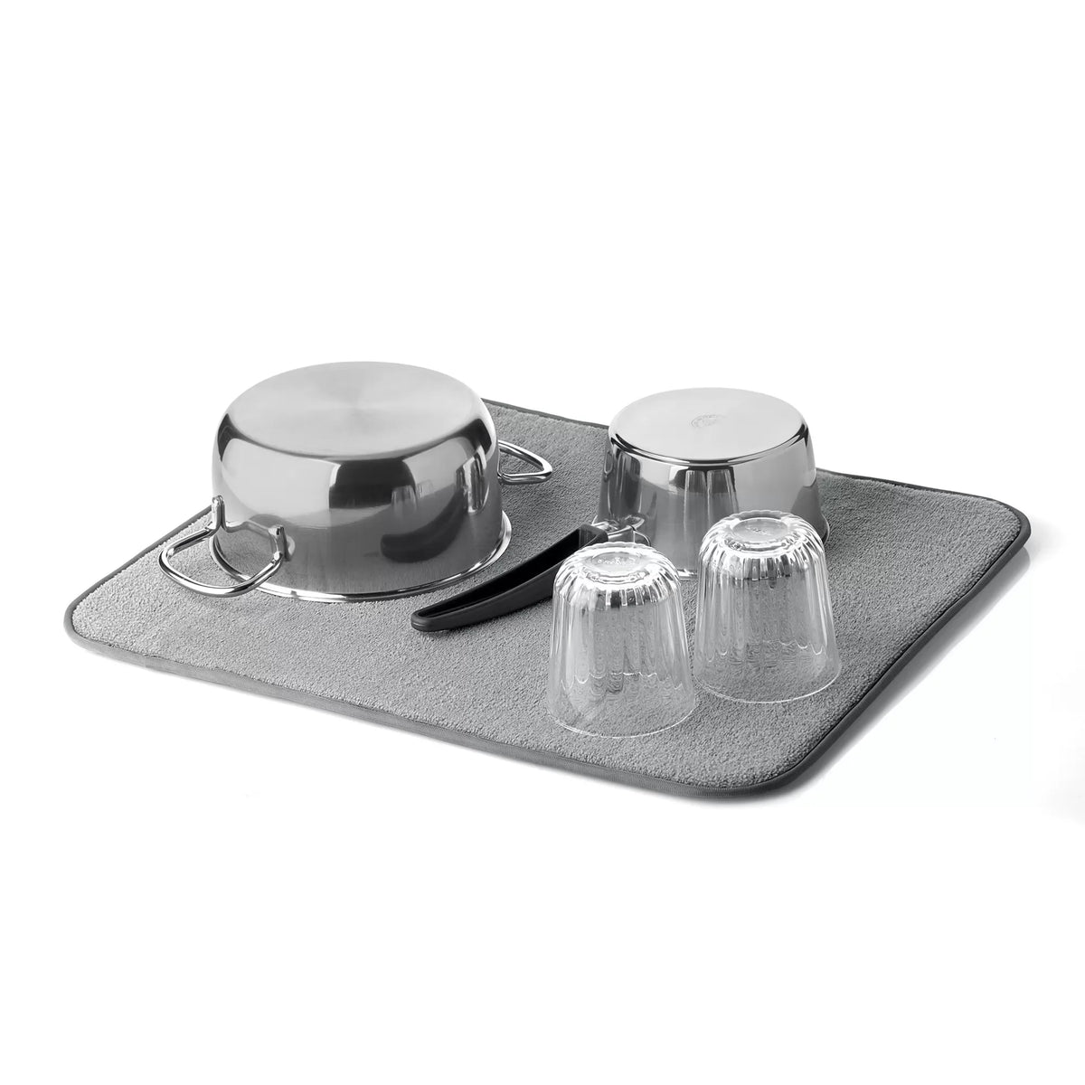 ECO-Kitchen Universal Fold Drainer Mat - Dark Grey - Notbrand