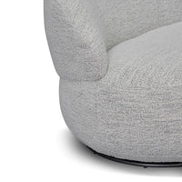 Endale Swivel Fabric Lounge Chair - Fog Grey - NotBrand