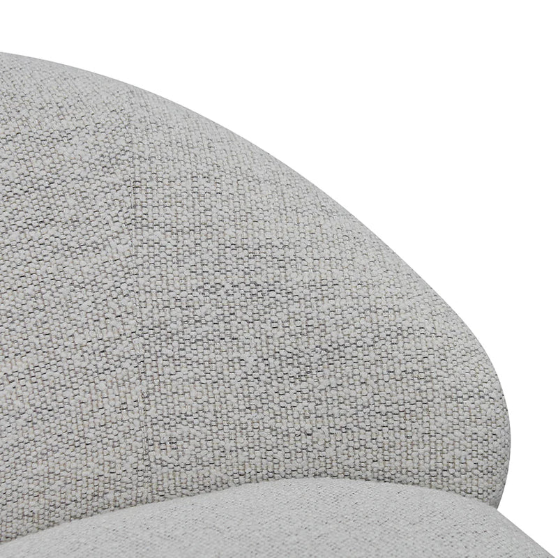 Endale Swivel Fabric Lounge Chair - Fog Grey - NotBrand