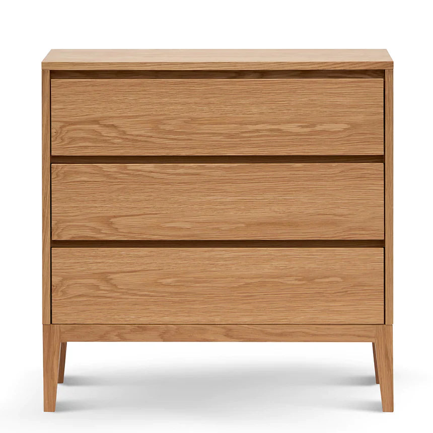 Eyob 3 Drawers Dresser Unit - Natural Oak - NotBrand
