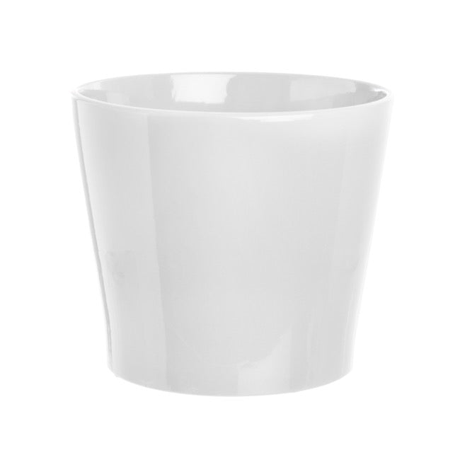Set of 2 Ceramic Bravo Pot in Gloss White - Range - Notbrand