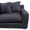 Cynthia 2.5 Seater Fabric Sofa - Basalt Grey - Notbrand