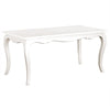 French Provincial Timber Dining Table - White - Notbrand
