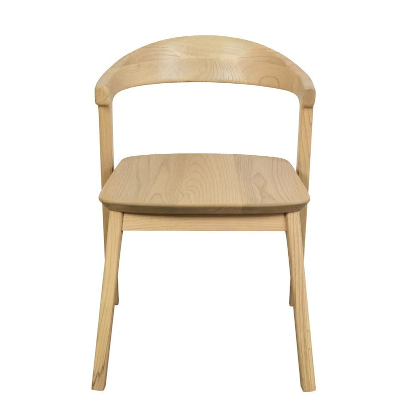 Fynn Oak Dining Chair in Natural Set - 2 Pieces - Notbrand