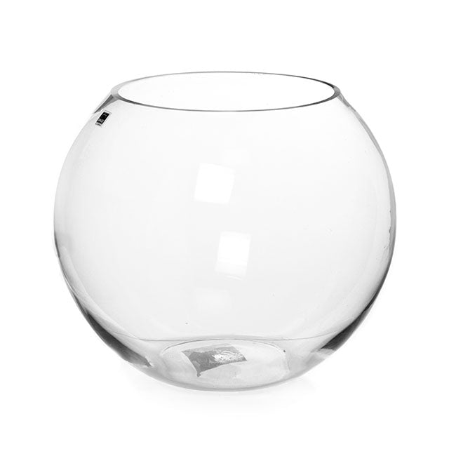 Set of 2 Glass Fish Bowl in Clear - Range - Notbrand