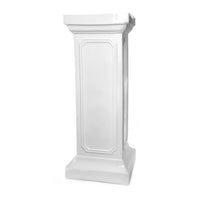 Fibreglass Classic Pedestal in Gloss White - Range - Notbrand