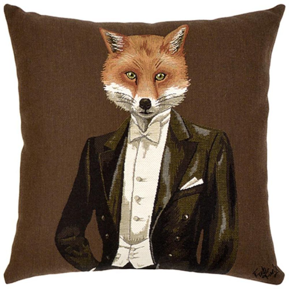 Gentleman Dressed Fox Cushion - NotBrand