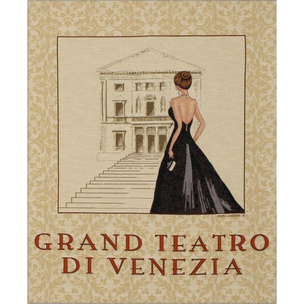 Grand Teatro Venezia Wall Hanging - Black - NotBrand