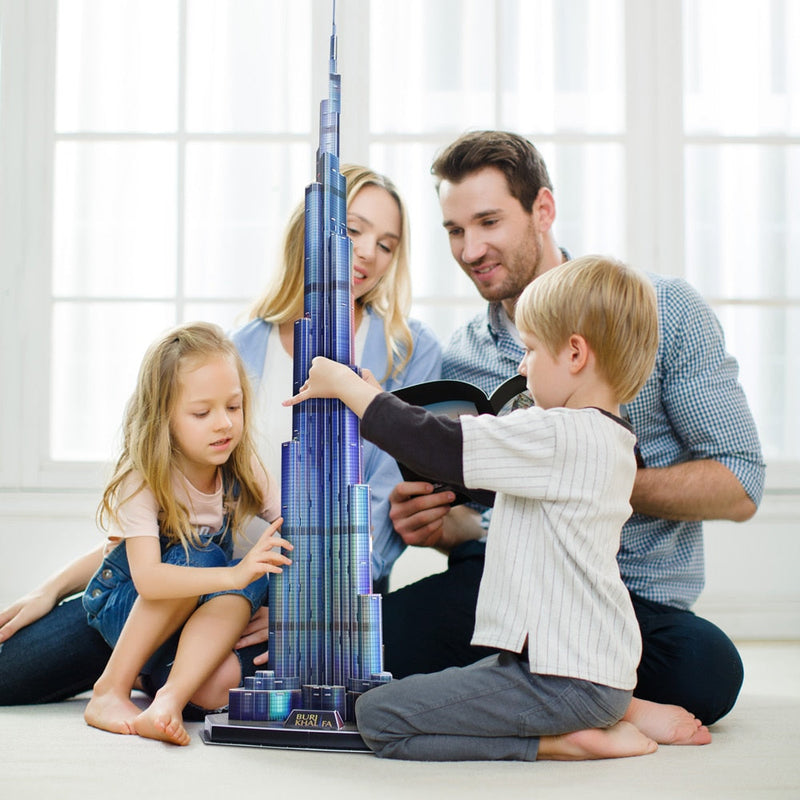 Dubai Burj Khalifa Architecture 3D Model Building Puzzle - Notbrand