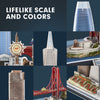 San Francisco Cityline Golden Gate Bridge Architecture 3D Puzzle - Notbrand
