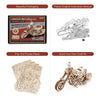Motorcycle 3D Wooden Puzzle Model Building - Notbrand
