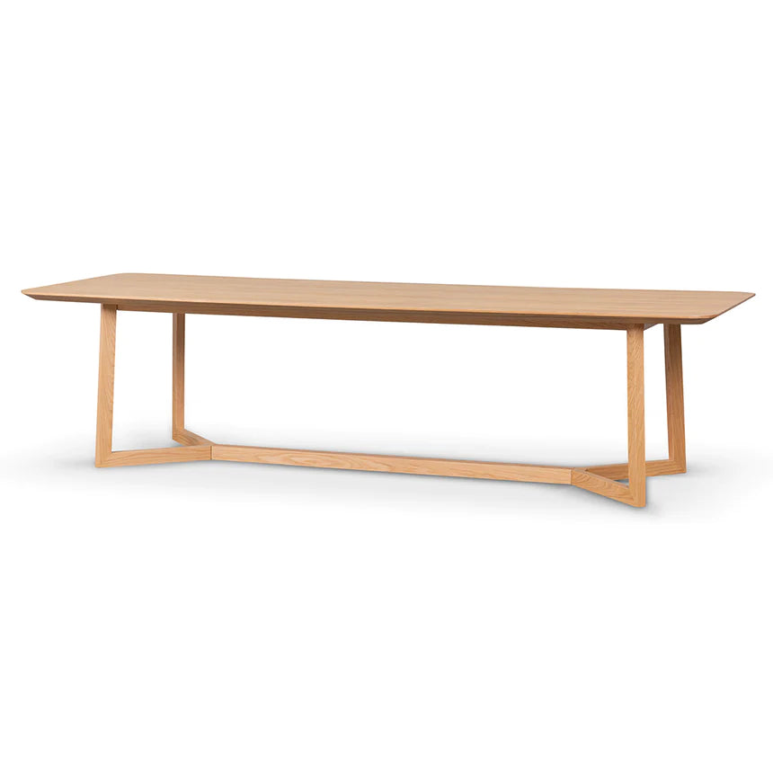 Haben Wooden Dining Table In Full Natural - 2.95m - NotBrand