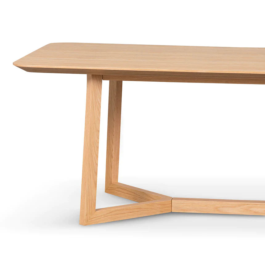 Haben Wooden Dining Table in Full Natural - 2.95m - NotBrand