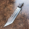 Handmade D-2 Steel Hunting Bowie Knife With Leather Sheath - Notbrand