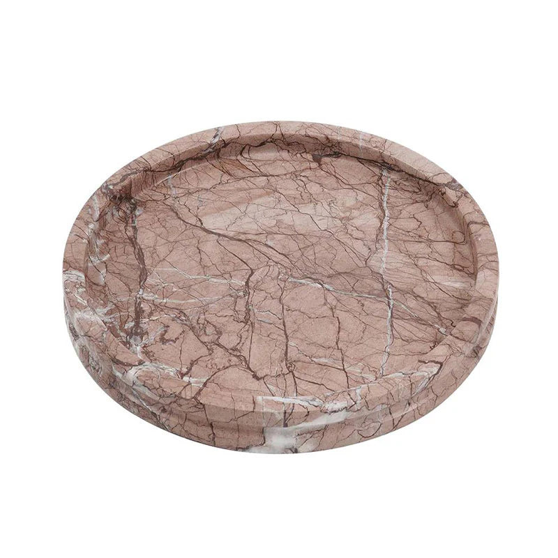 Havoc Round Tray in Marble - Marinara - Notbrand