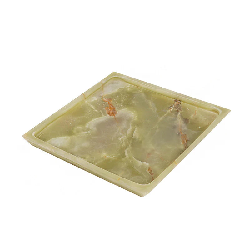 Havoc Square Tray in Marble - Green - Notbrand