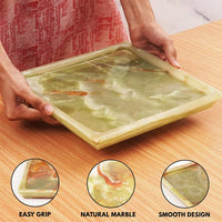 Havoc Square Tray in Marble - Green - Notbrand