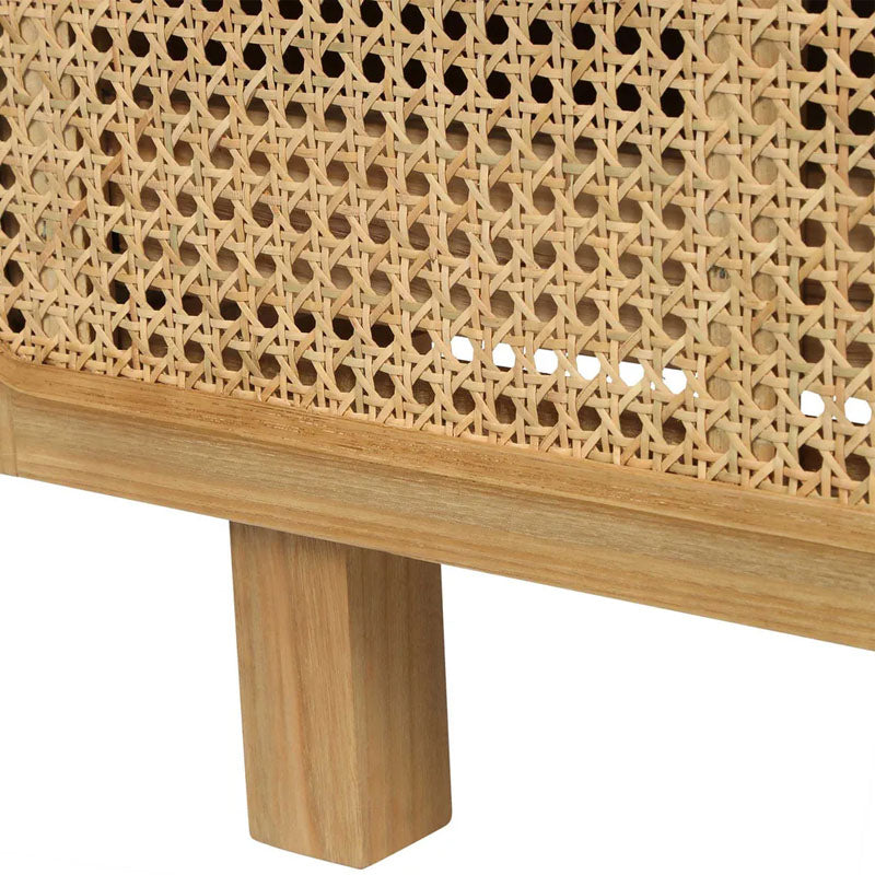 Hayme Wooden Bedside Table - Natural-Notbrand