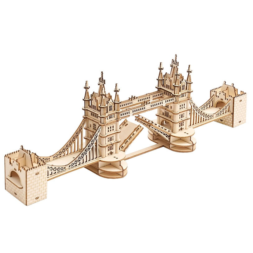 Big Ben Bridge 3D Wooden Puzzle Model Building - Notbrand