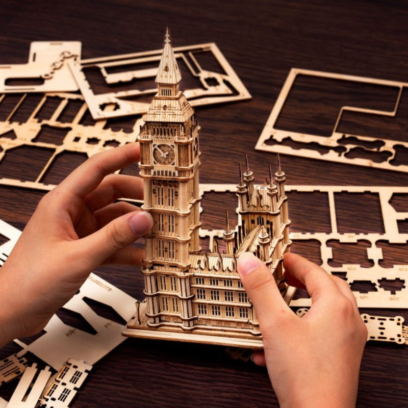 Big Ben Tower 3D Wooden Puzzle Model Building - Notbrand