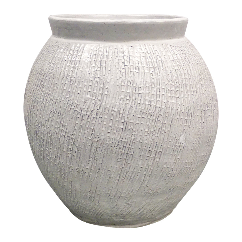 Zaros Terracotta Pot - Solid White - Notbrand