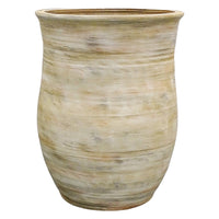 Matala Terracotta Pot - Antique White - Notbrand