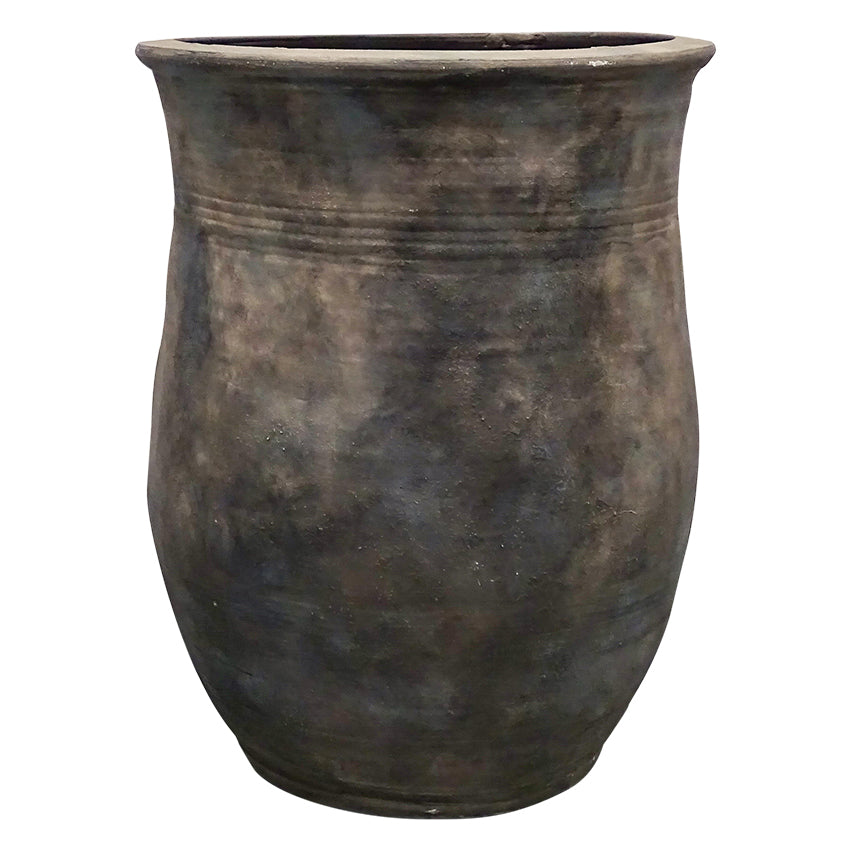 Matala Terracotta Pot - Ash Black - Notbrand