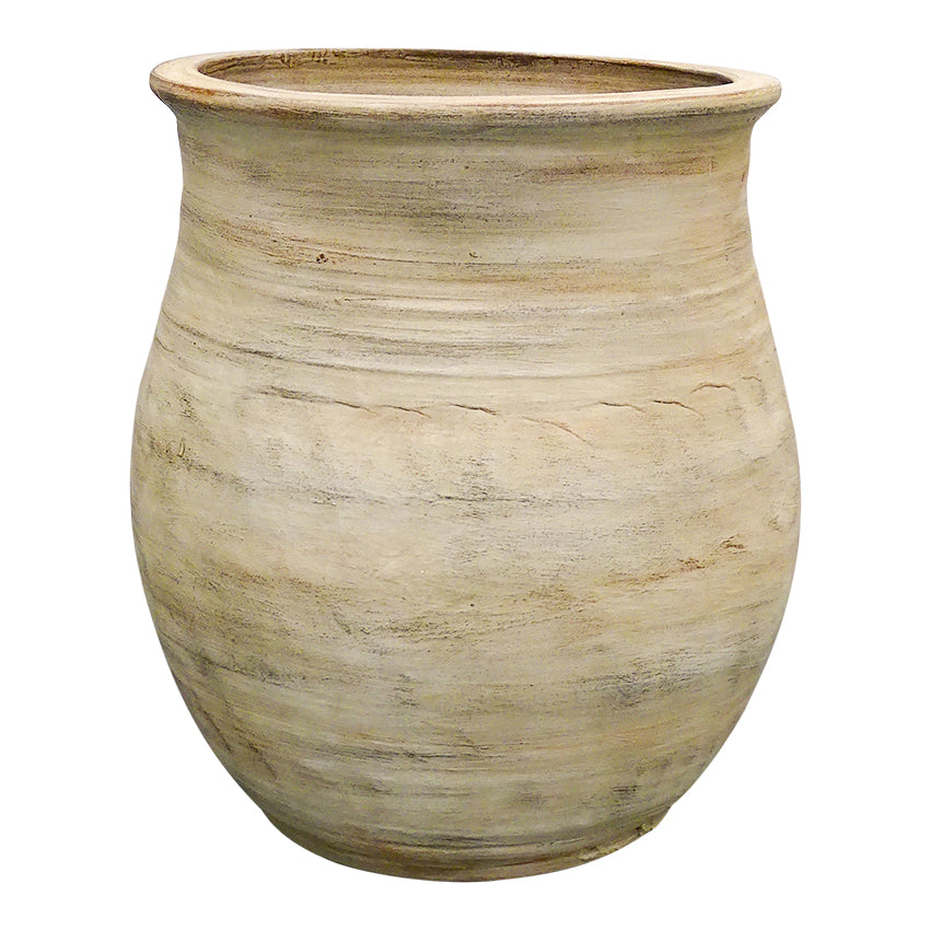 Gerani Terracotta Pot - Antique White - Notbrand