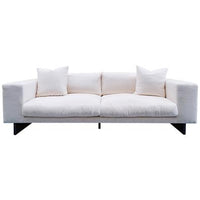 Alana 3 Seater Sofa - Sienna White - Notbrand