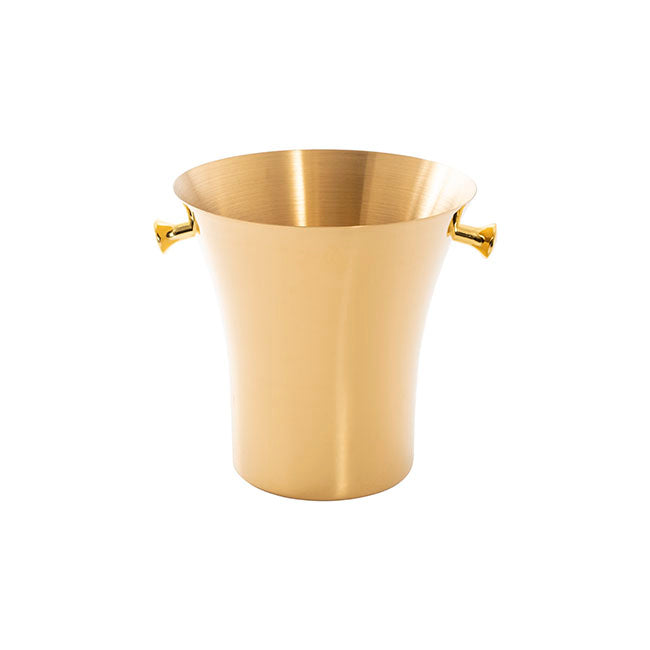 Ice Buckets - Stainless Steel Champagne Cooler 5L Gold (23cmDx23cmH) - Notbrand