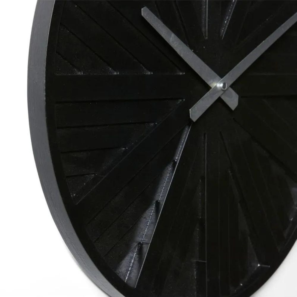 Jayanta Wall Clock - Black - Notbrand