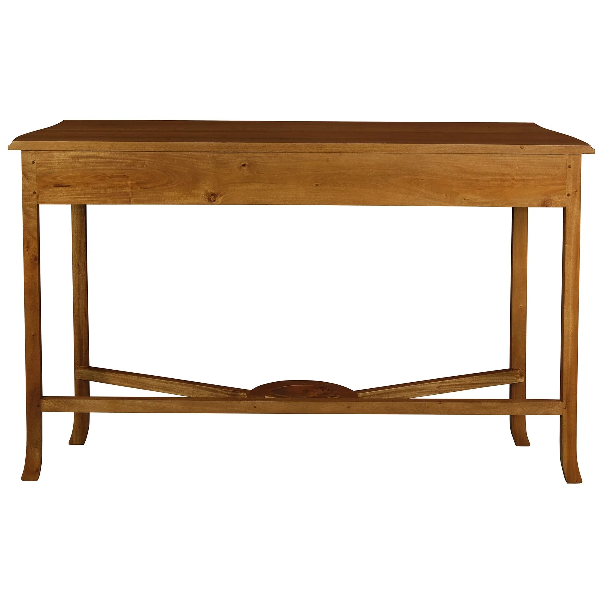 Jepara Handcarved Timber Console in Light Pecan - 120cm - Notbrand