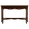 Jepara Handcarved Timber Console in Mahogany - 120cm - Notbrand