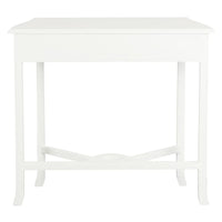 Jepara Handcarved Timber Console in White - 82cm - Notbrand