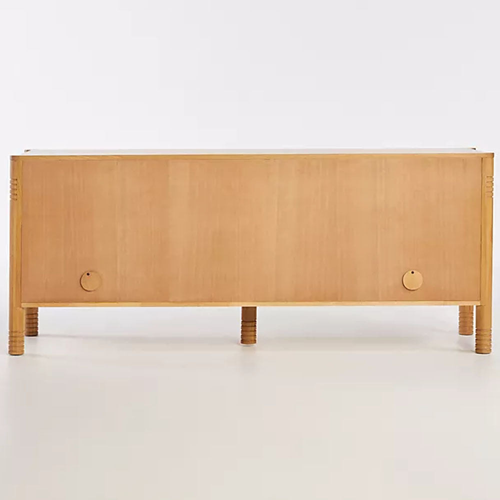 Kattie Wooden Five-Drawer Sideboard - Natural - Notbrand